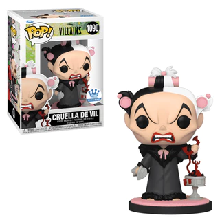 FUNKO POP DISNEY VILLAINS EXCLUSIVE - CRUELLA DE VIL 1090 NOVO ORIGINAL em Oferta na Shopee