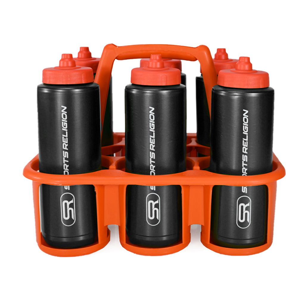 Cesta Porta Squeeze C/ 6 Garrafas Esportivas Bico Automático - 1l