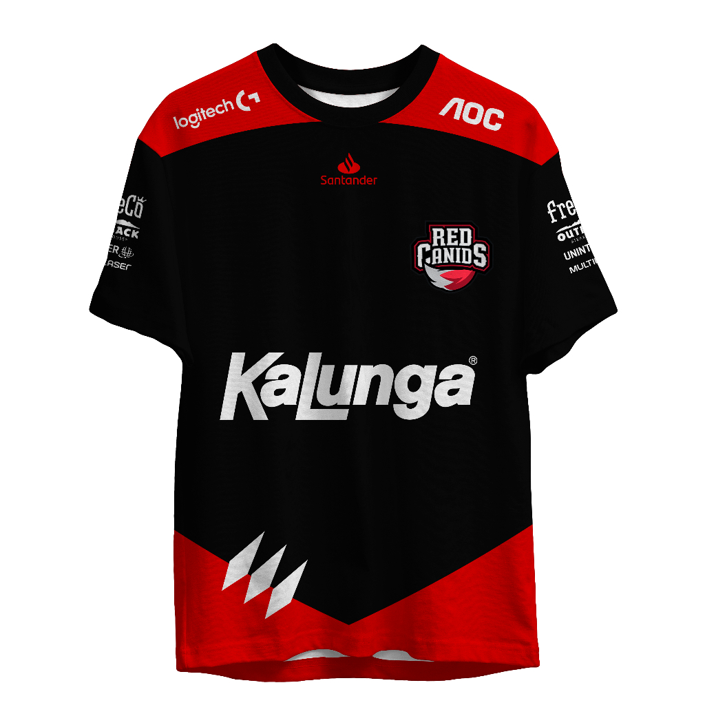 Camiseta Gaming Red Canids - Vista-se como um verdadeiro campeão dos eSports!