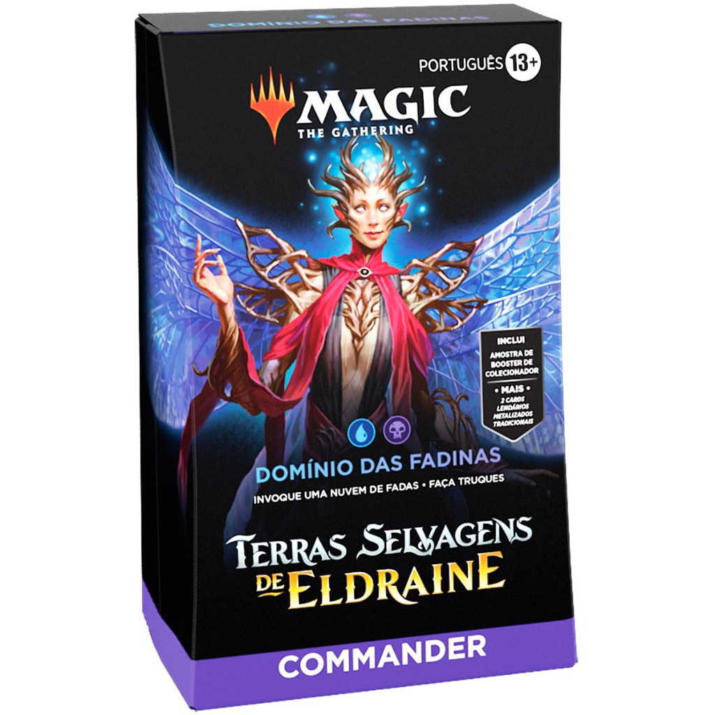 Magic Deck Commander Terras Selvagens De Eldraine Domínio Fadinas Cartas