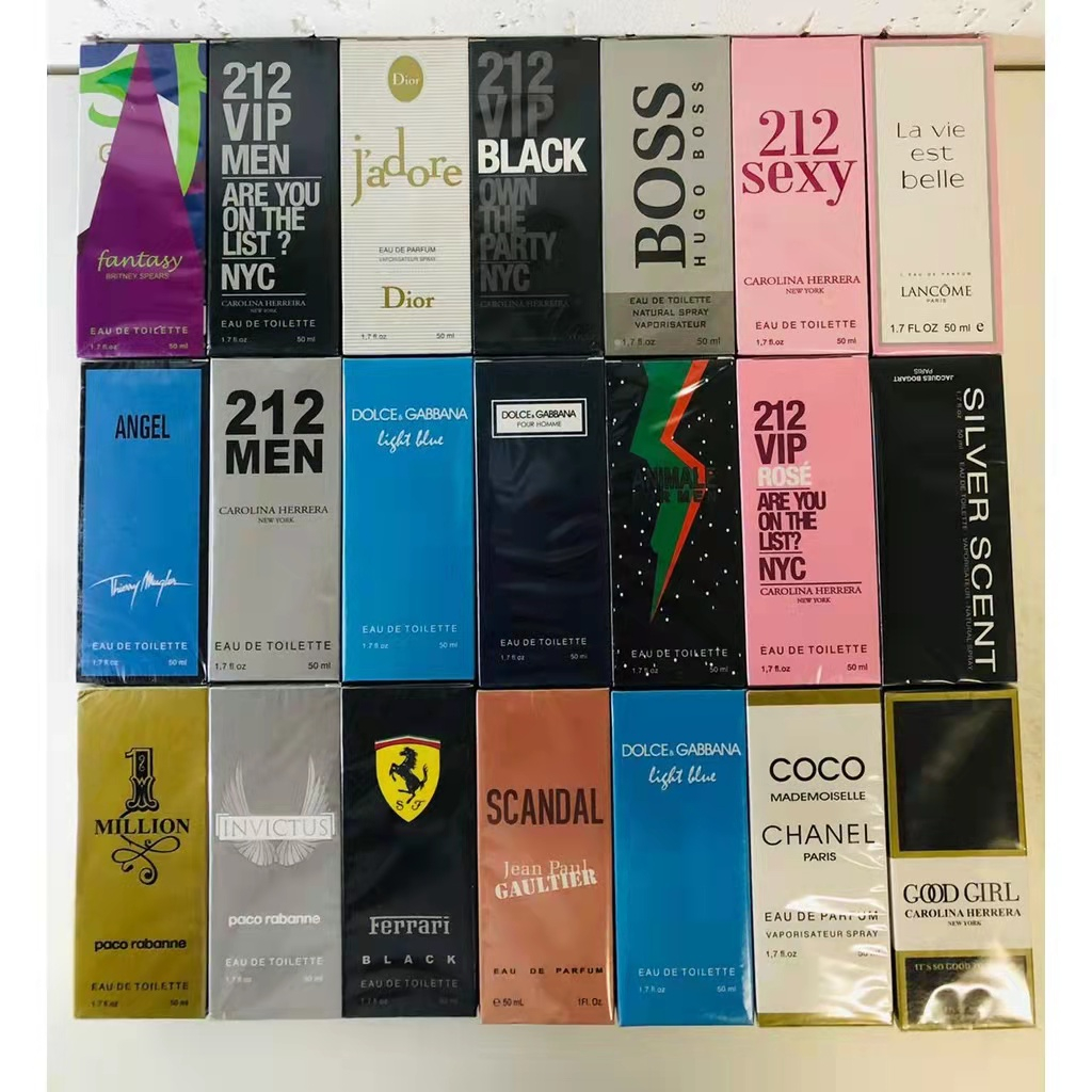 Perfumes Importado masculino e Femenino 50ML Envio 24hrs
