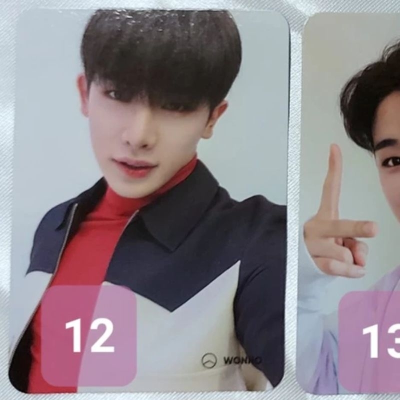 PHOTOCARDS MONSTA X WONHO KPOP CARD [ITENS ORIGINAIS/OFICIAL