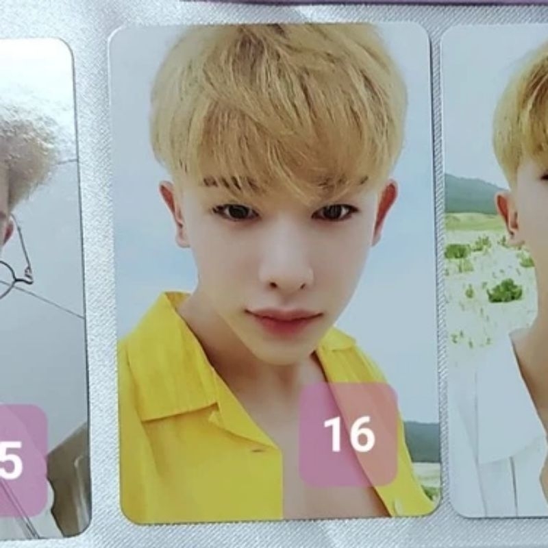 PHOTOCARDS MONSTA X WONHO KPOP CARD [ITENS ORIGINAIS/OFICIAL