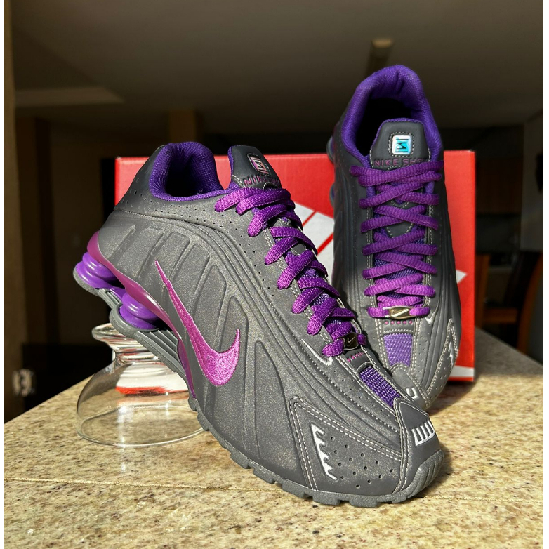 Nike shox cheap r4 purpura