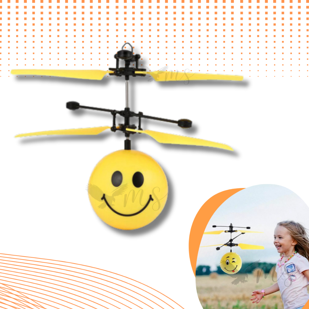 Brinquedos Flying Ball Toys, Mini Drone Voador Recarregável 360