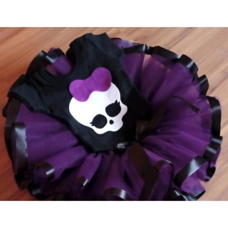 Fantasia Infantil Meninas Monster High Luxo Catty Noir