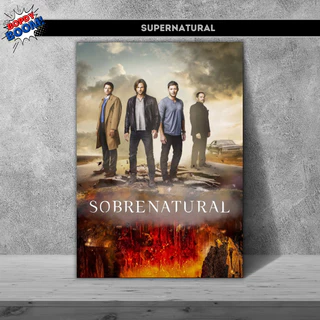 Sobrenatural Placa decorativa mdf quadro decoração presente / Série / Supernatural / Winchester