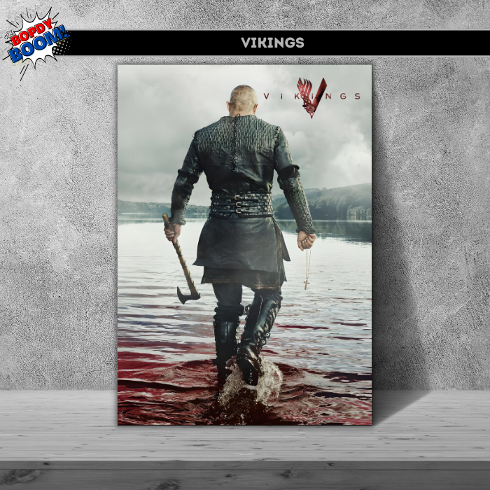 Vikings Placa decorativa mdf quadro decoração parede presente