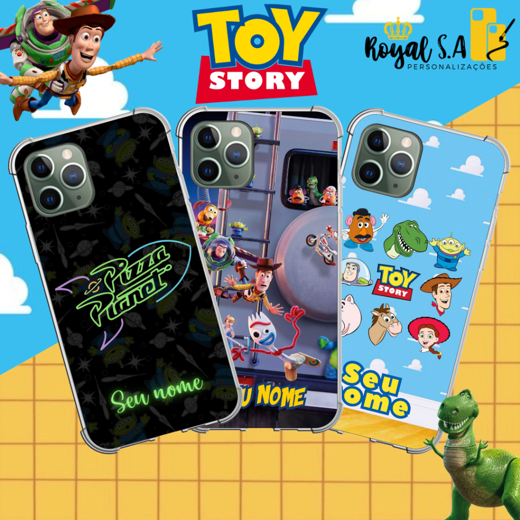 Capinha personalizada Toy Story para todos os aparelhos Samsung/ Iphone/ Motorola/ Xiaomi/ LG
