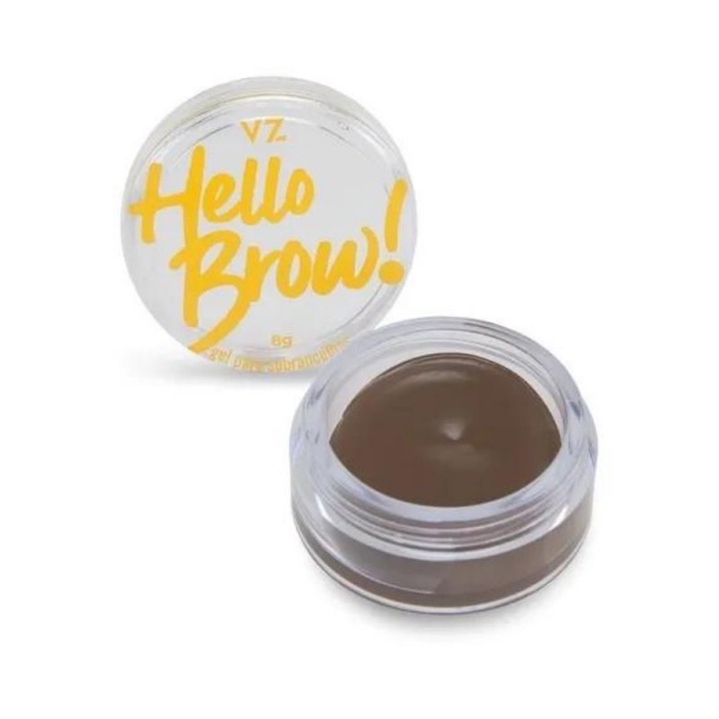 Gel De Sobrancelhas - Vizzela - Hello Brow- Marrom Medio | Shopee Brasil
