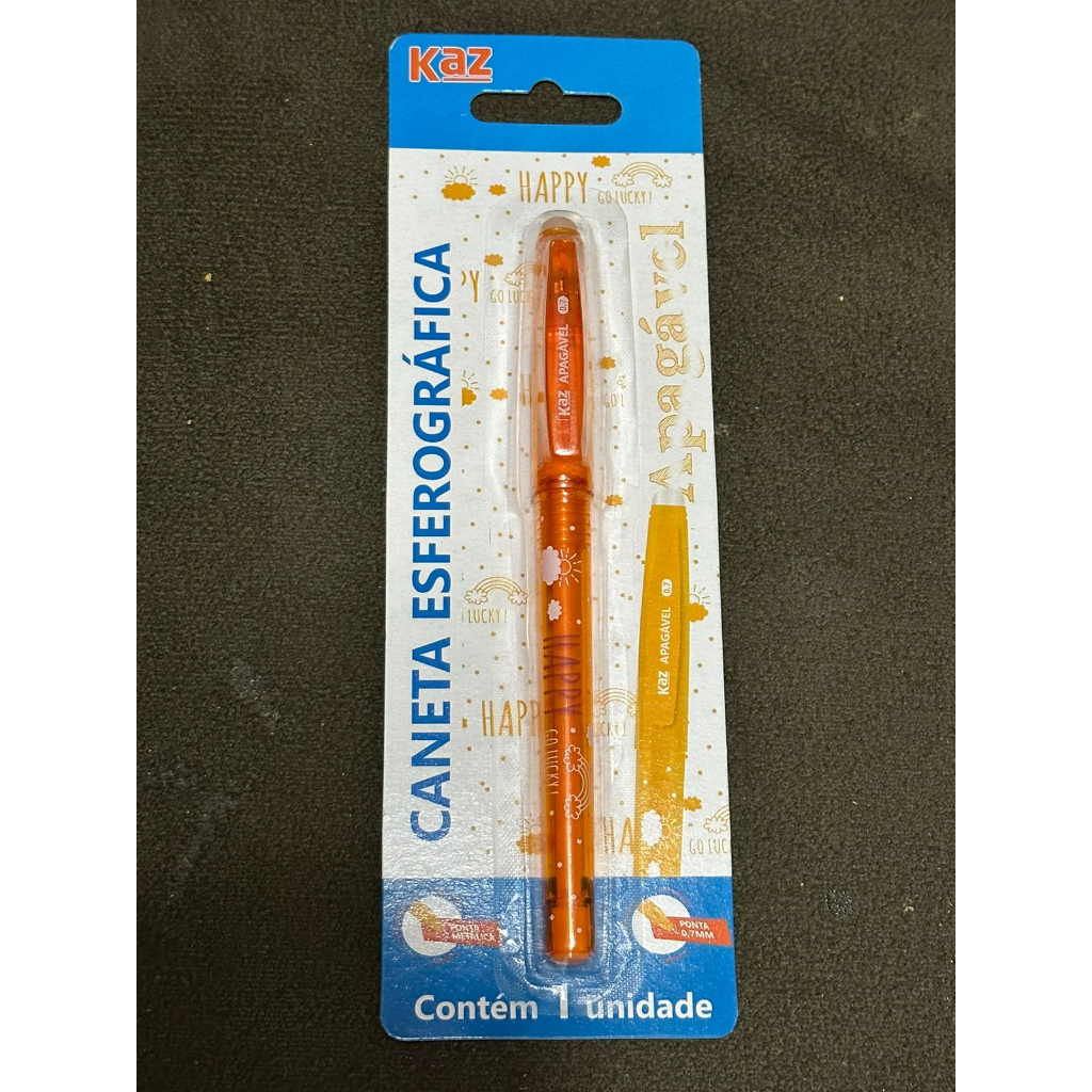 Caneta Apagável Esferográfica Ponta 0.7mm - KAZ | Shopee Brasil