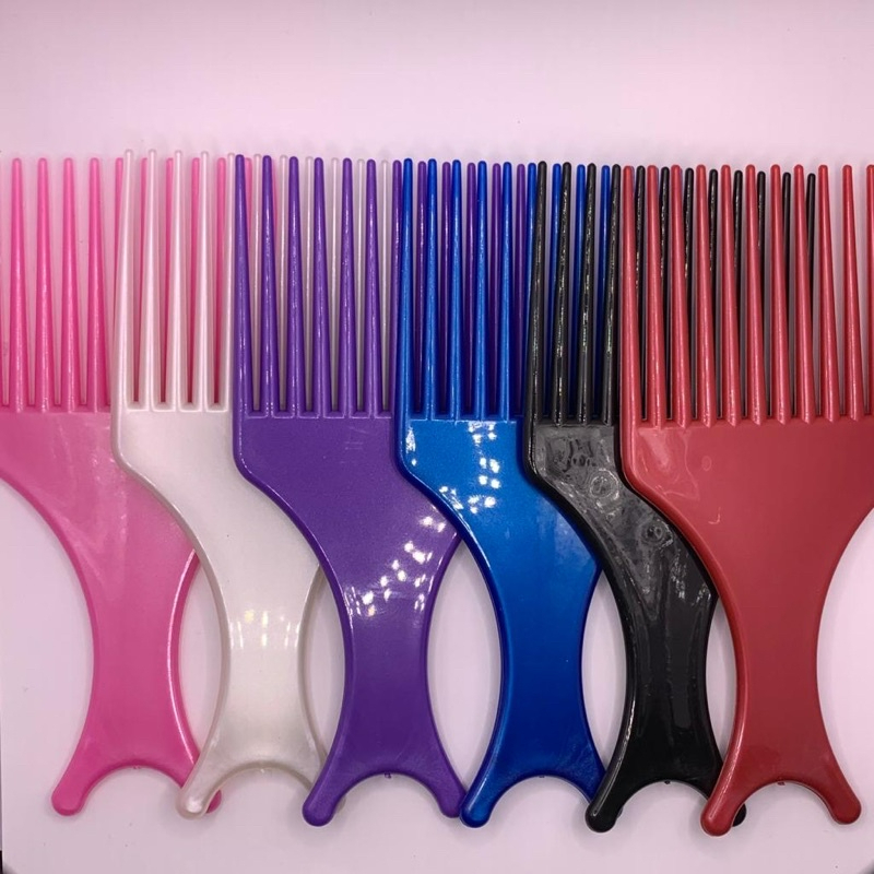Pente Garfo Afro Black Pacote Com 12 Un Para Cabelo Cacheado Dentes ...