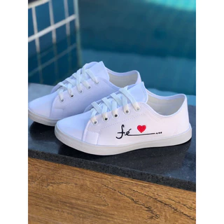 tênis fé casual feminino leve