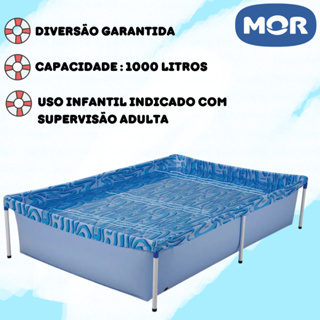 Piscina Infantil Retangular 1000 Litros - Mor