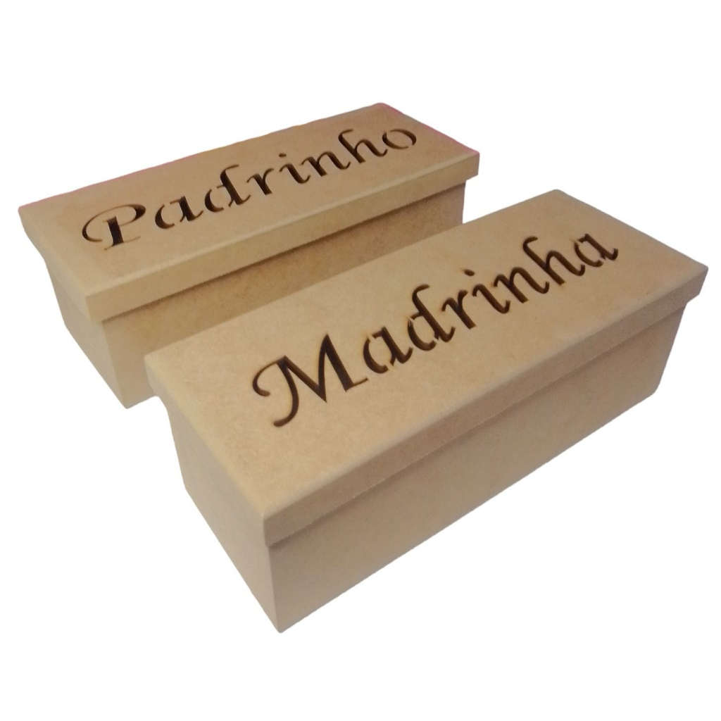 10 Caixas 24x9x8 cm Madrinha Padrinho Casamento Festa Lembrança Noivos