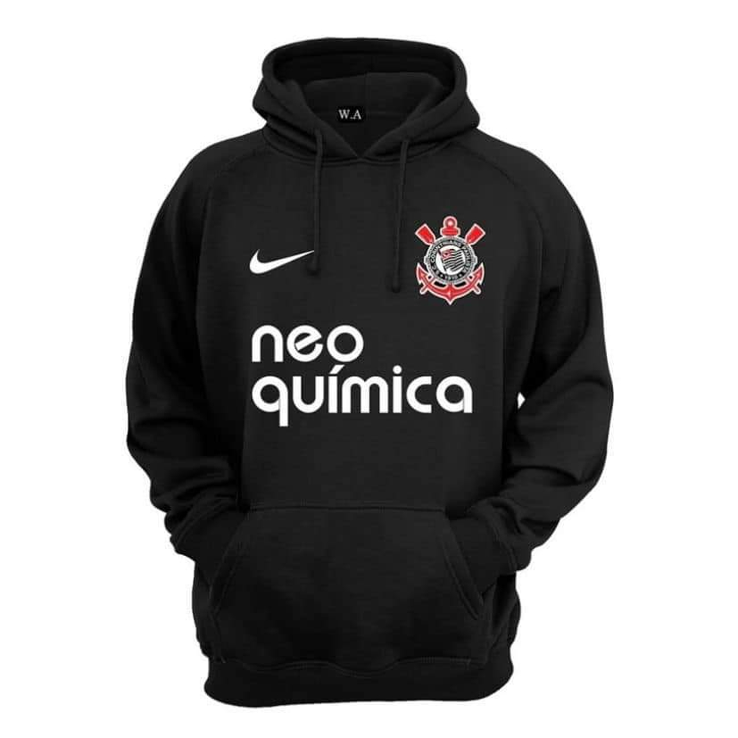 Agasalho Corinthians blusa de frio torcedor futebol clube timão casaco esportivo