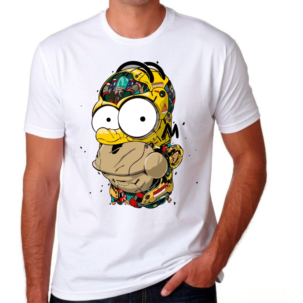 Camisetas Camisa Homer Simpson Desenho Moda Personagens 2023 Shopee Brasil 8113