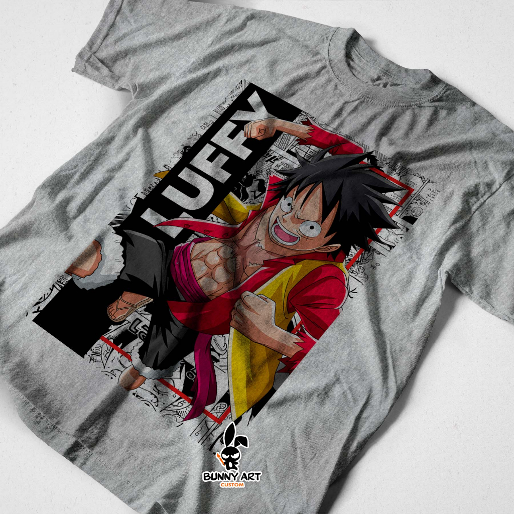 🔥 Camiseta One Piece Luffy Monkey Roupa - Geek Magazine.com.br