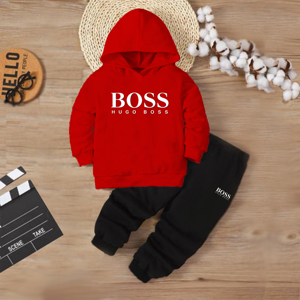 Conjunto Moletom Menino Infantil Blusa e Calça Kids Flanelado Masculino Criança Inverno