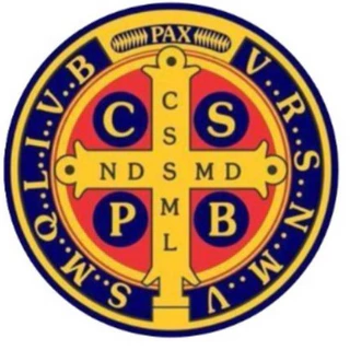 Adesivo de São Bento Tradicional Pequeno para Carro e moto em Oferta na Shopee