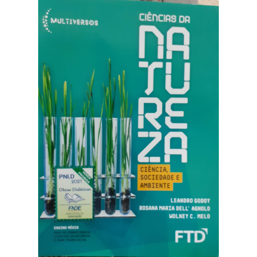 LIVRO- MULTIVERSOS- CIÊNCIAS DA NATUREZA- 2020- LEANDRO GODOY- RARO ...