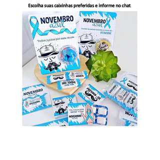 Novembro Azul - Lembrancinha | Presente | Personalizado | Para Montar