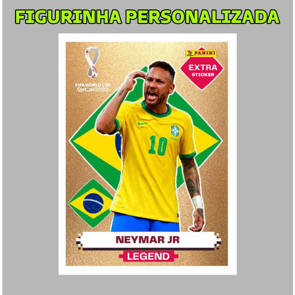 Figurinha Neymar JR Legend Ouro