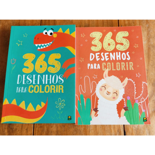 Livro 365 Desenhos para Colorir Brasileitura - Padihey