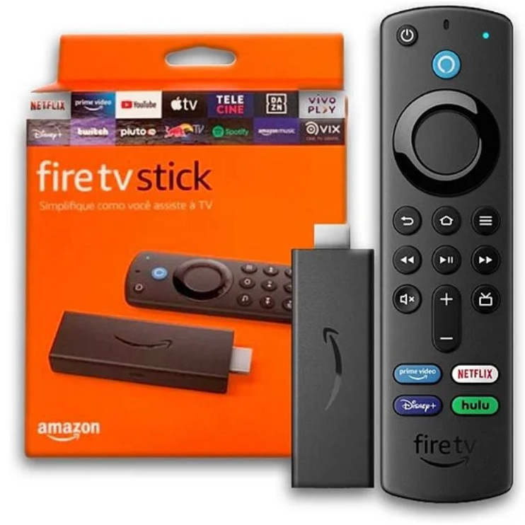 Amazon Fire TV Stick Lite 2 e 3 geração com Alexa Full HD 1080p 8gb – Original