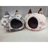 Cama toca do gato pelúcia , com almofada removível