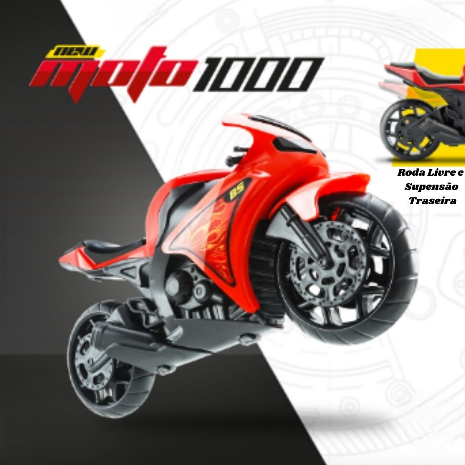 Moto de Brinquedo Sb 1000 Moto Modelo Speed de Corrida Moto