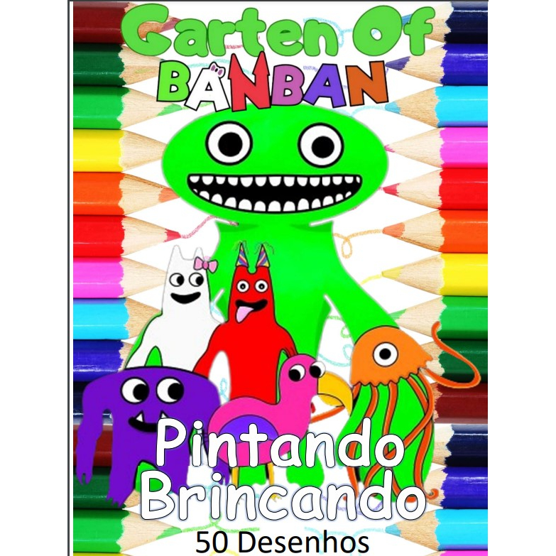 100 Desenhos Para Pintar e Colorir Garten of Banban - Folhas A4 Avulsas! -  Folhas A4 Sulfite Avulsas/Soltas
