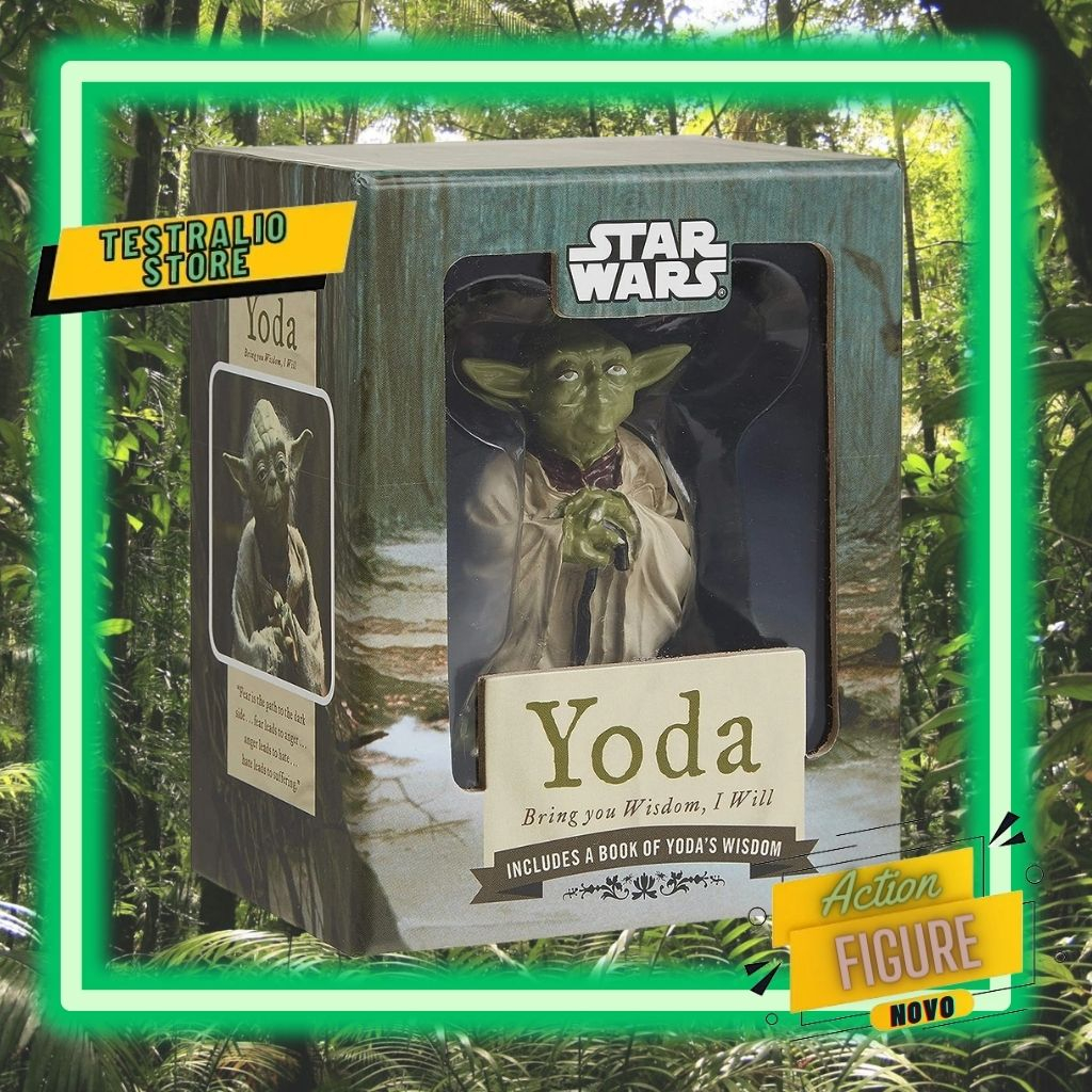 Prancheta Baby Yoda - Star Wars para anotações com 12 folhas + Refil