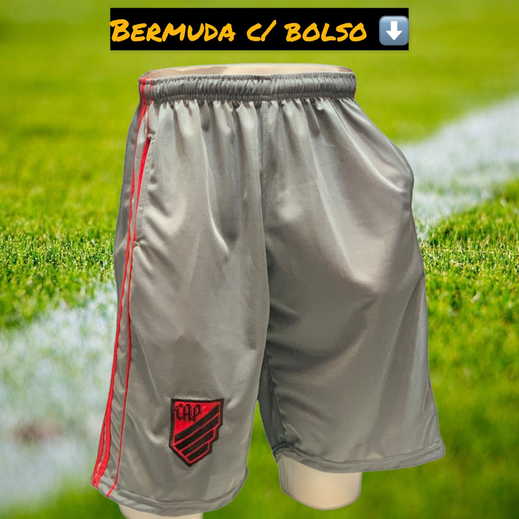 bermuda de time Club Athletico Paranaense masculina | Shopee Brasil