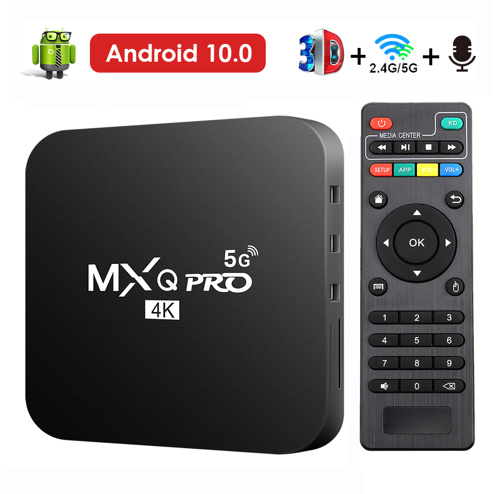 Mxqmini Tv Stick With Android 10.0 4k Smart Tv Box Wifi Mini Smart