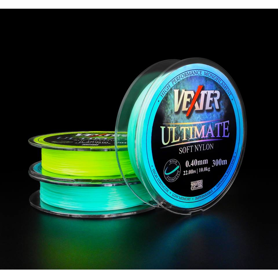 Linha Monofilamento Vexter Ultimate Soft 300 Metros Verde ou Azul - Várias  Medidas Linha Soft