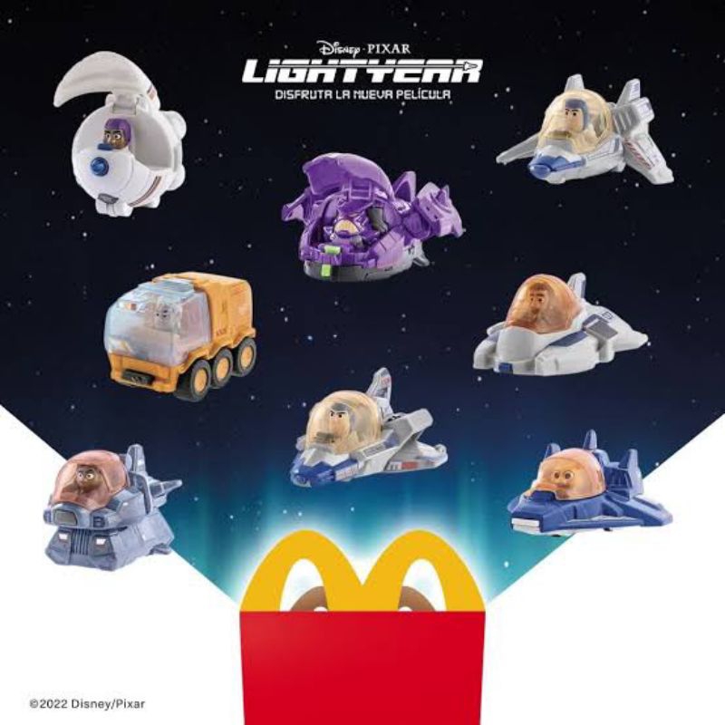 Lote De 7 Brinquedos Mcdonalds Festa No Céu Pokémon E Outros