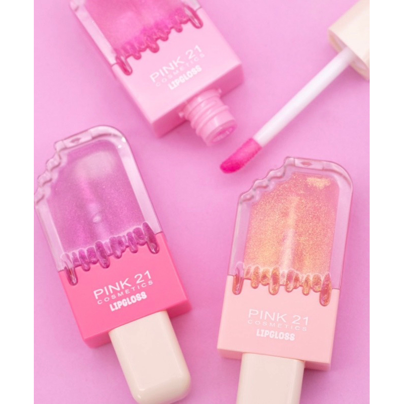 Pink 21 Gloss Sorvetinho Rosa Magic Gloss Ice Cream Taste