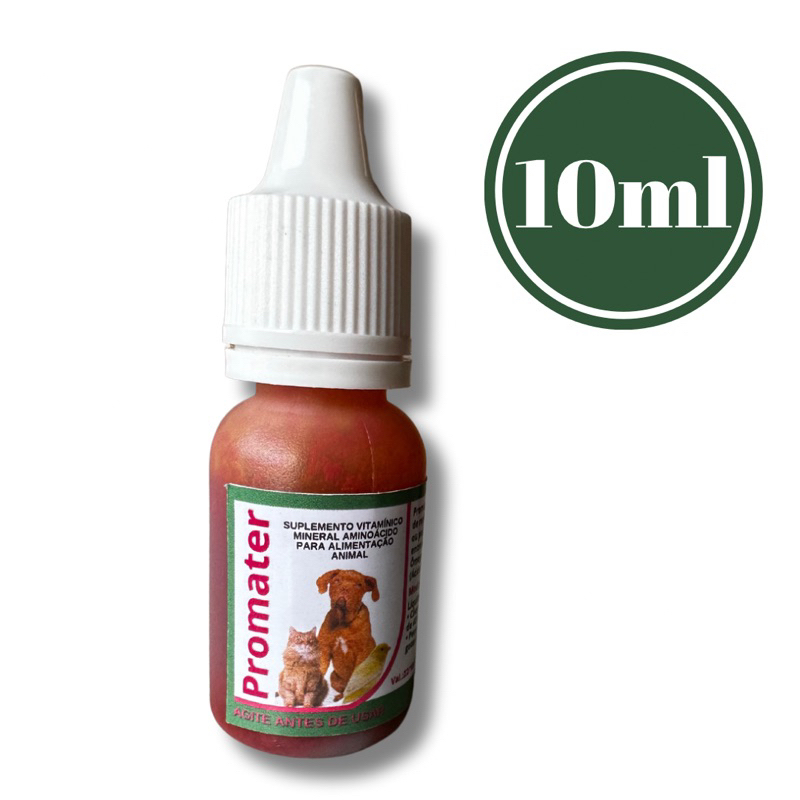 Promater Líquido - 10ml - reprodução para aves | Shopee Brasil