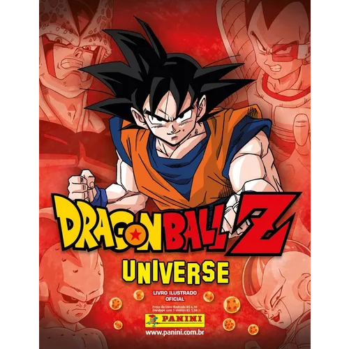 album vazio cortesia dragon ball universe panini