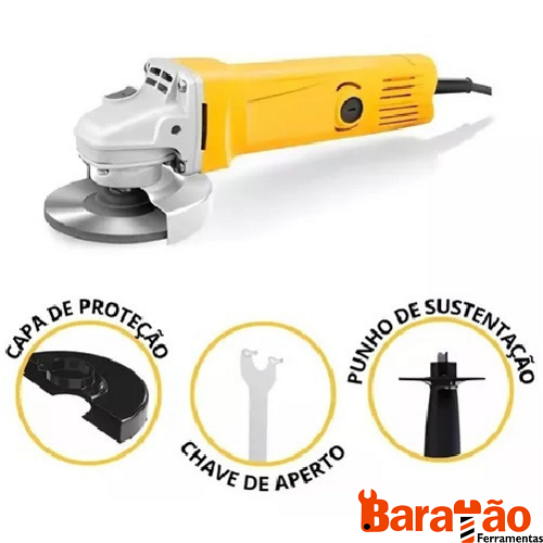Esmerilhadeira Lixadeira Angular 800w Sh tools | Shopee Brasil