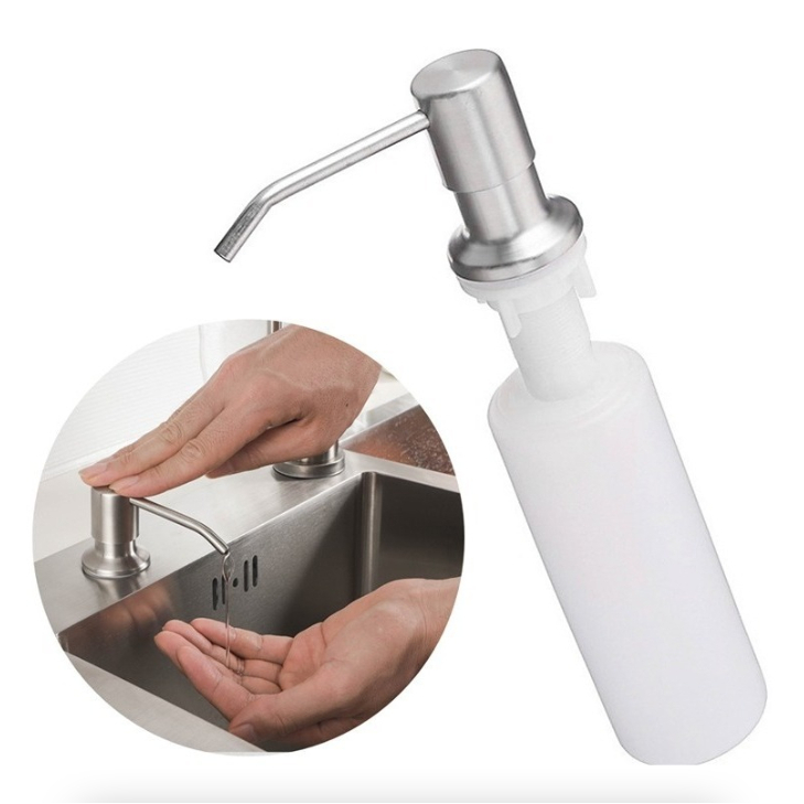 Dispenser 500 ml Porta Detergente E Dosado Embutir Cozinha | Shopee Brasil