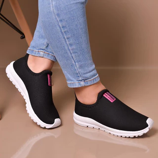 Tênis Meia Feminino Botinha Ortopédico Esportivo Slip On Casual confortável