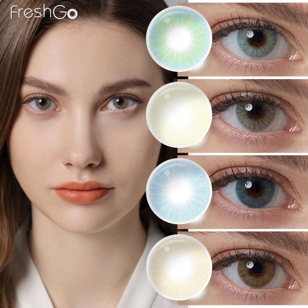 Lentes de contato coloridas/Magister Hidrocor natural look/maquiagem beleza