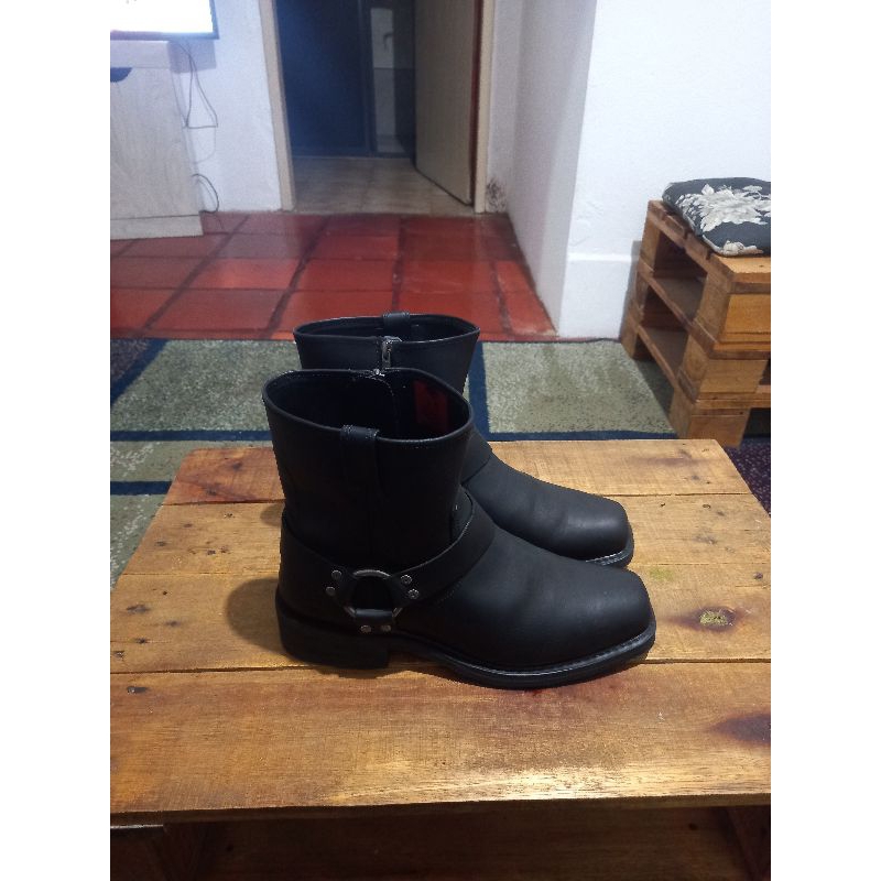 Bota de couro harley 2024 davidson