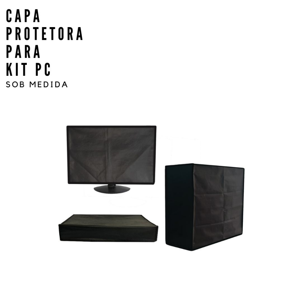 Capa Transparente Para Monitor, Gabinete e Teclado - SOB MEDIDA ...