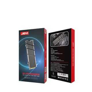 Jeyi cooler ii 2280 ssd dissipador de calor m.2 nvme radiador de magnésio liga alumínio pc eficiente com almofada de silicone térmico