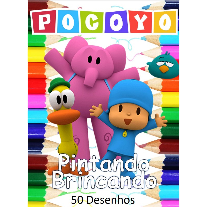 50 Desenhos Pocoyo para colorir - OrigamiAmi - Arte para toda a festa