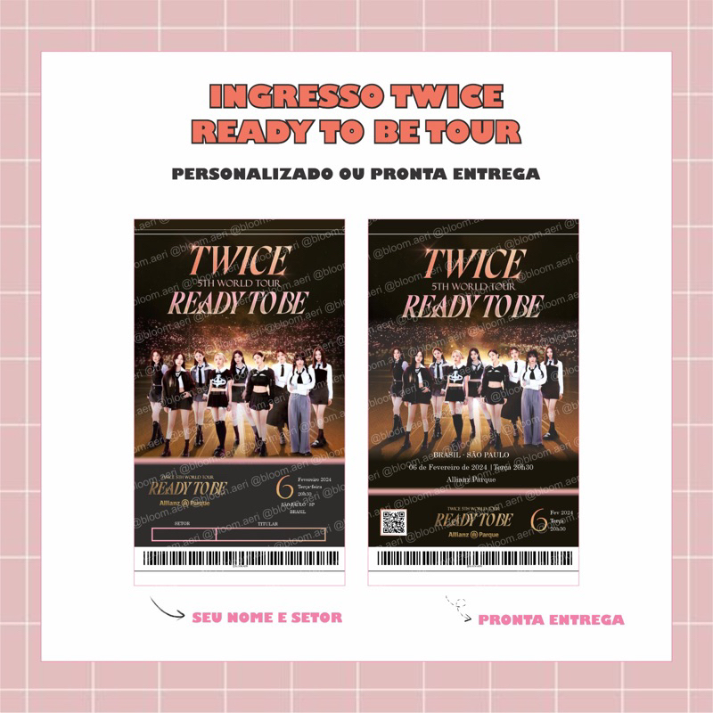 TWICE NO BRASIL - QUANTO SERIA O INGRESSO?