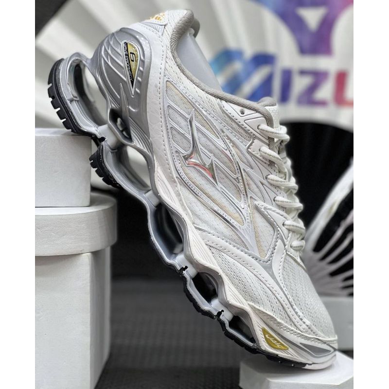 Mizuno prophecy 6 branco hot sale feminino